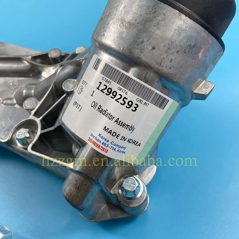 Engine Oil Cooler Assembly For Chevrolet Sonic Cruze Daewoo Pontiac G3 Saturn Opel Vauxhall Astra GMC 12992593
