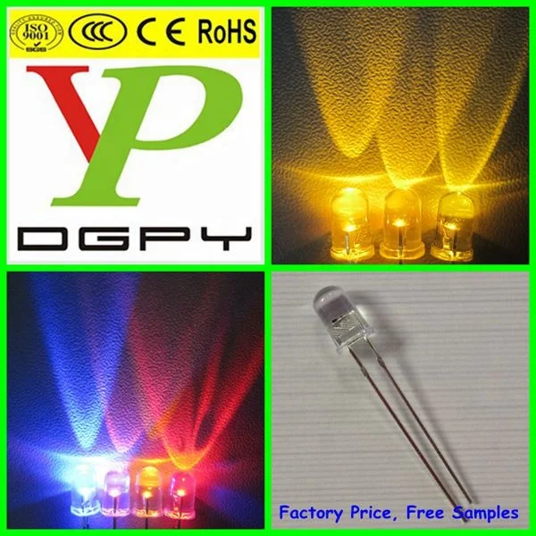 3.0-3.5V 3mm 5mm Candle flickering LEDs Orange/Amber ( CE & RoHS Compliant )