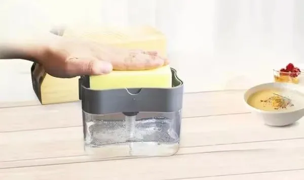 Hot sale shower sponge soap dispenser hand liquid soap dispensers dish foam soap dispenser for kitchen/Bathroom sink