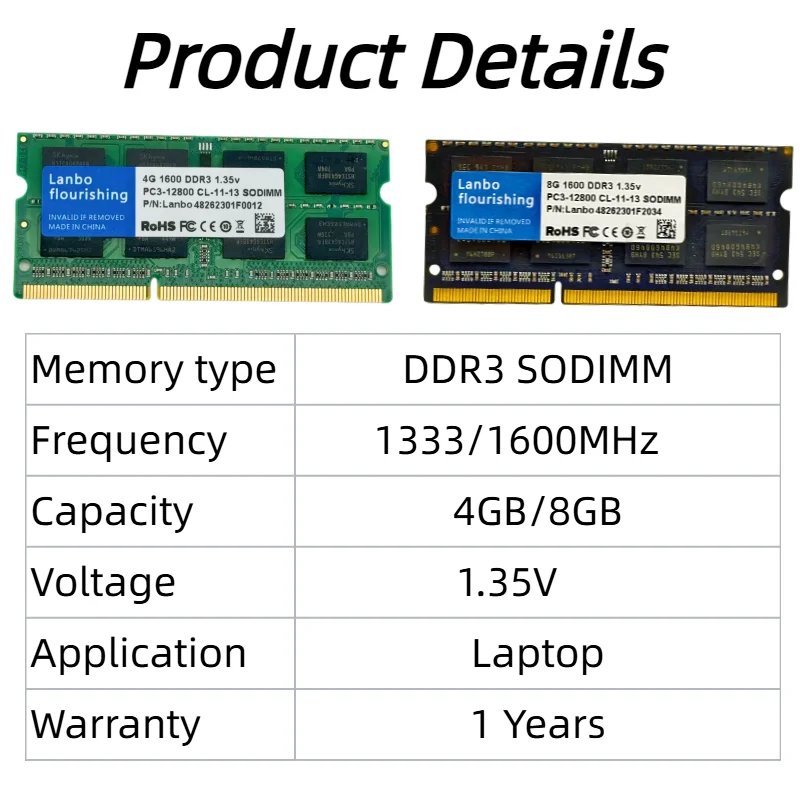 Rams DDR3 8 ГБ 1600 мГц/1333 мГц DDR4 оперативная память оптом для ноутбука/настольного компьютера 4G 8G Объем памяти в наличии