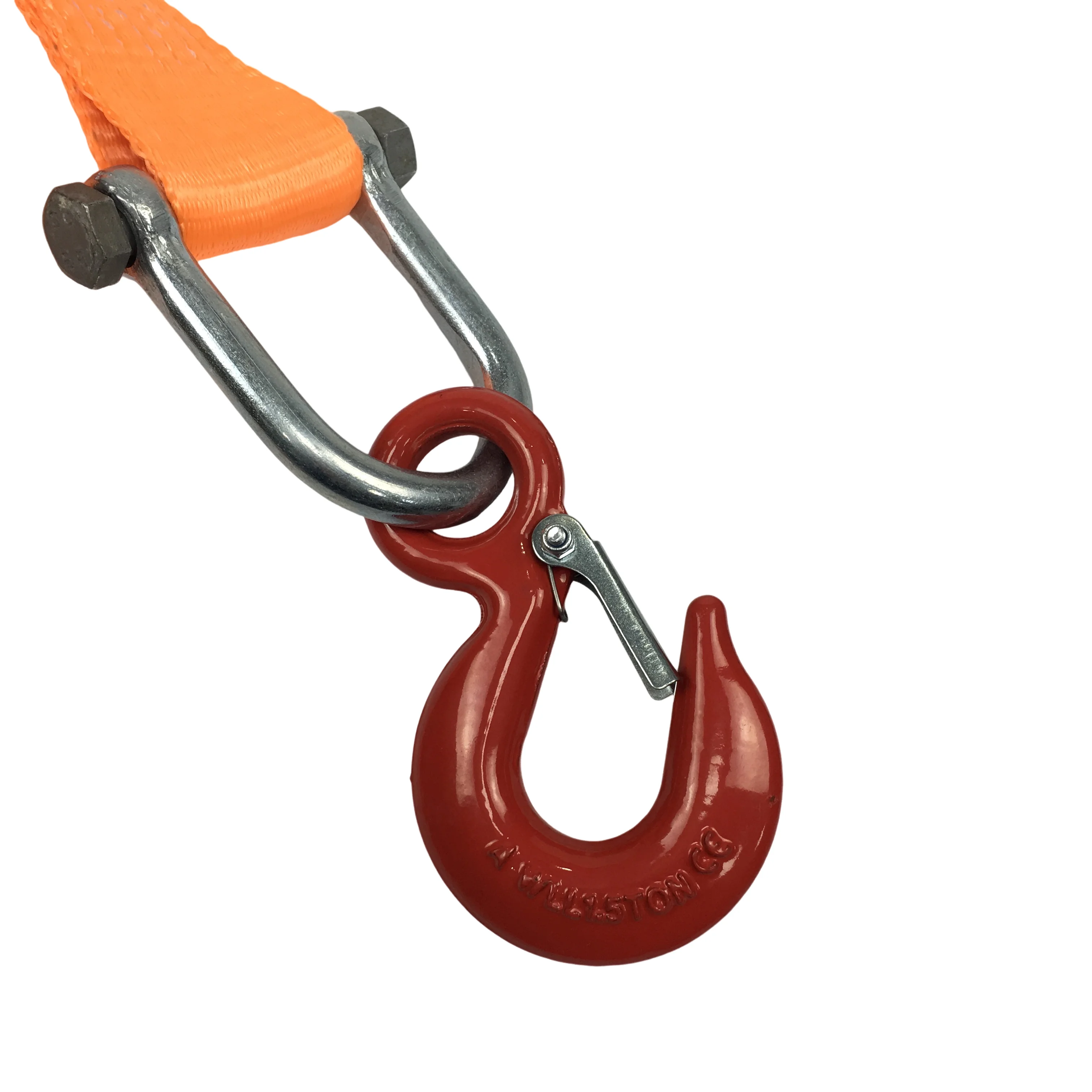 Wholesale 0.5T-20T 320 Lifting Chain Hook 320A Alloy Steel Grab Hook Lifting Eye Sling Hook with Safety Latch