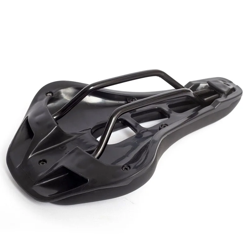 Ultralight Mountain Bicycle Saddle MTB Short Nose Road Bike Seat PU Leather Hollow Prostatic Saddle Bicycle Parts