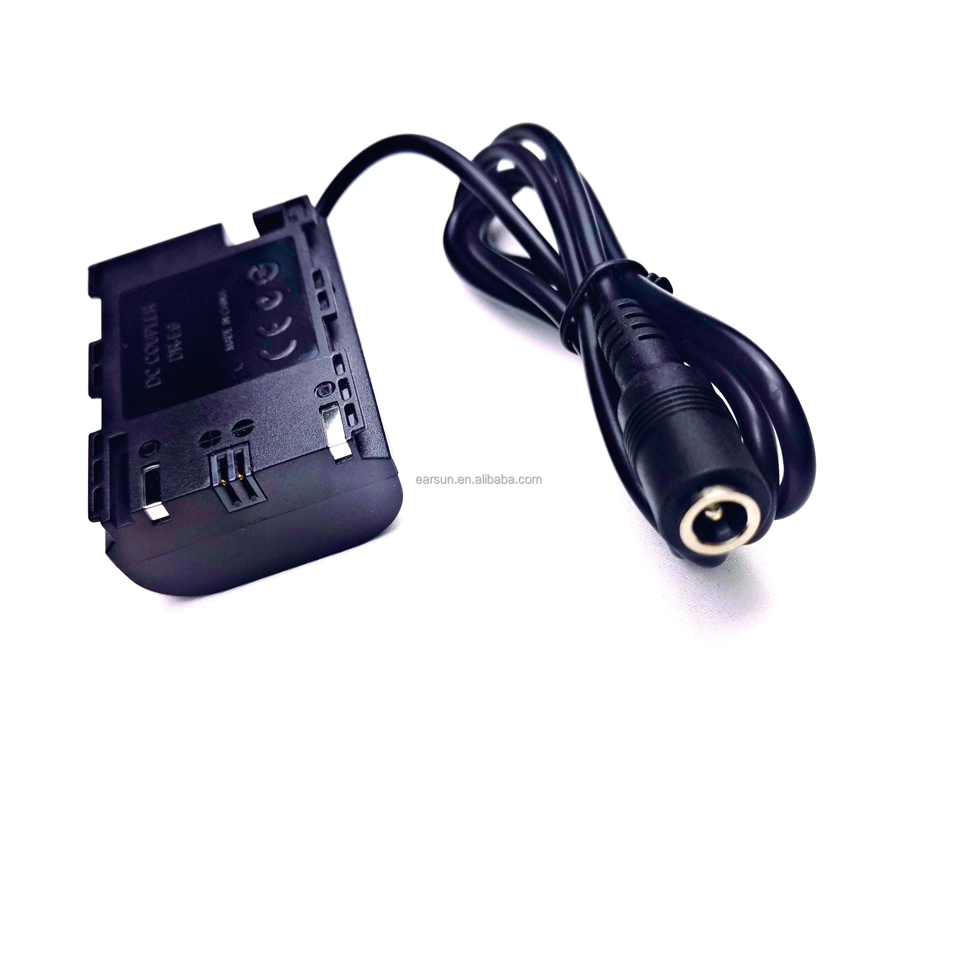 Free shipping ACK-E6 Camera AC Power Adapter Replacement for LP-E6/LP-E6N Dummy Battery for Canon EOS 90D, 80D, 70D, 7D Mark II