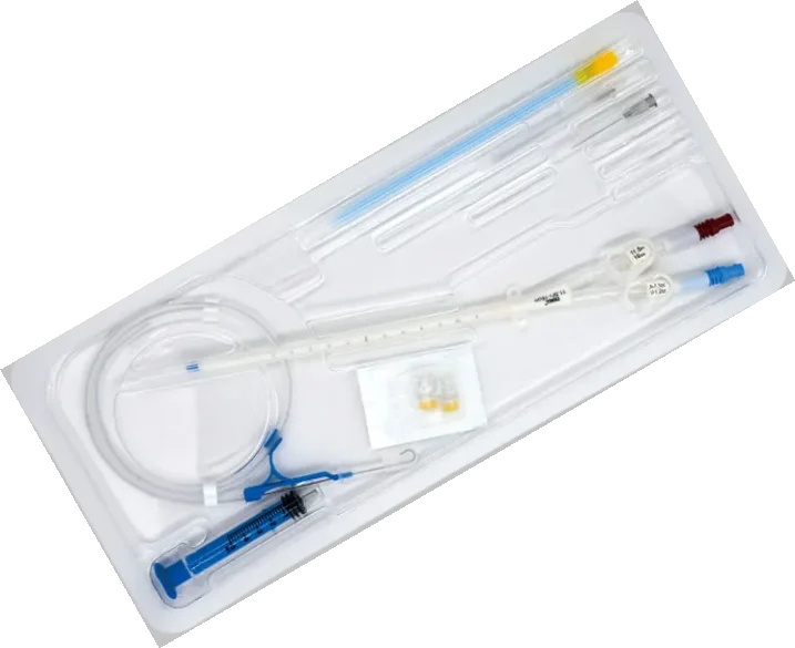 Diall Medical hemodialysis catheter kit Double Lumen Medical Uremia Therapy Dialysis Catheter Blood Purity Catheter