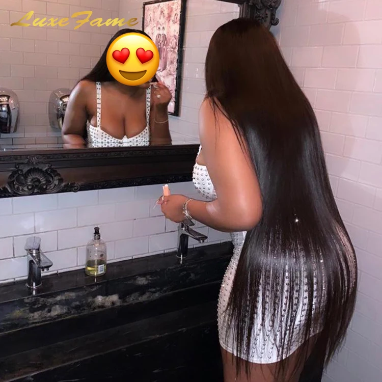 Luxefame 100% Human Hair Extension Raw Indian Hair Bundle,Human Hair Weave Bundle,Unprocessed Virgin Raw Indian Hair Vendor