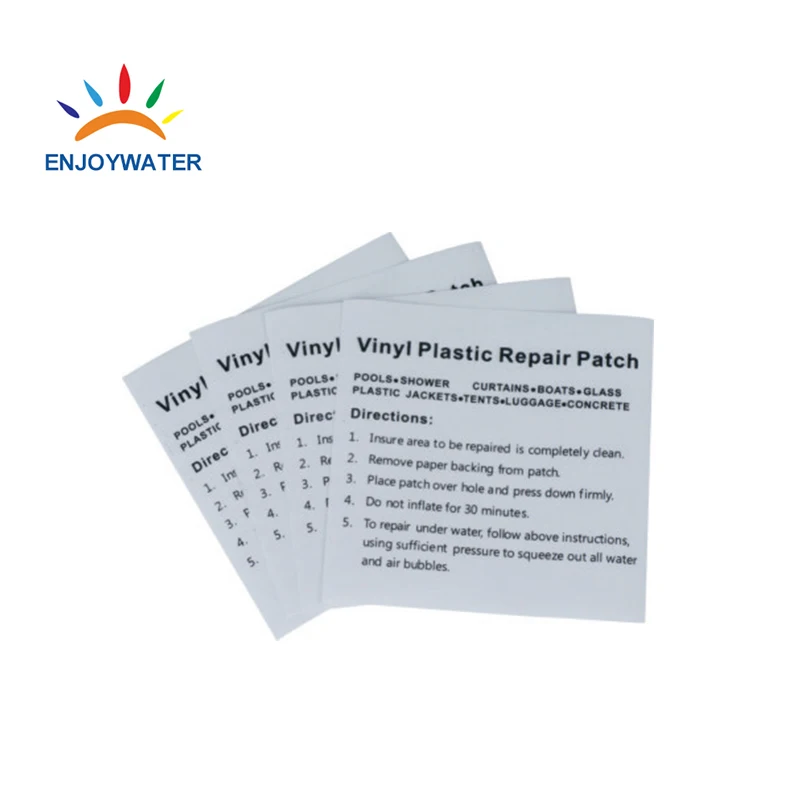3'x3' Pool piscina safety supplies water resistant vinyl plastic repair patch kit 5pcs For vinlyl fixing or inflatable pools