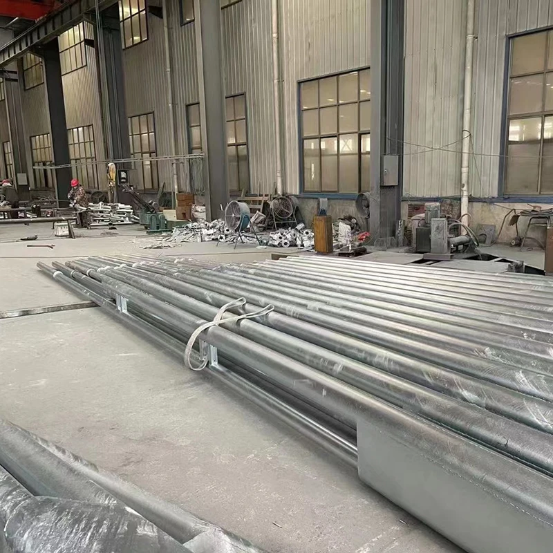 XINTONG Solar LED Galvanized Street Light Pole Steel Galvanized Street Light Pole 6m Height Street Light Pole