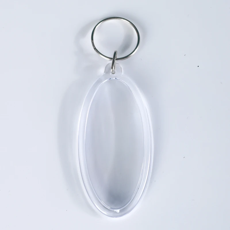 Manufacturers supply Transparent Photo Frame Gift Acrylic Blank Keychain