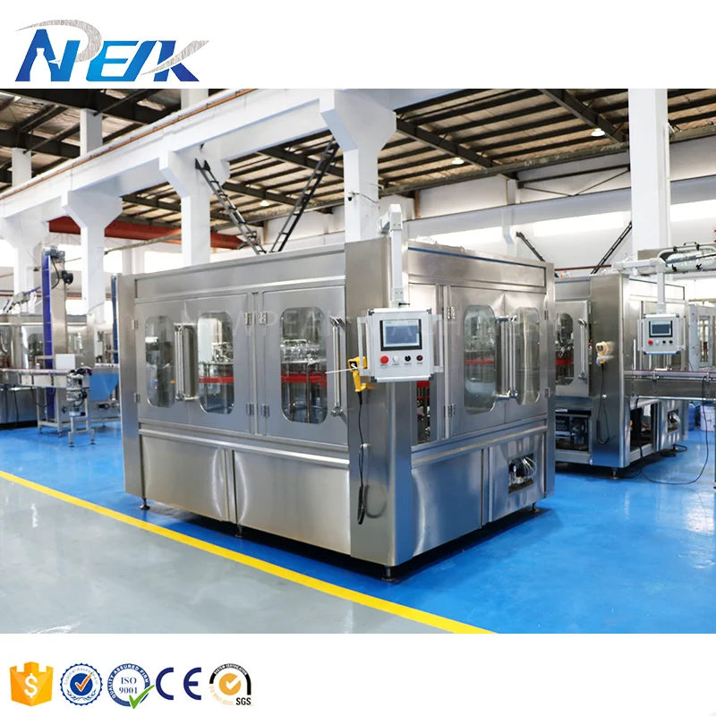 Manufacturer customized automatic 3-in-1 bottled pure water filling production line