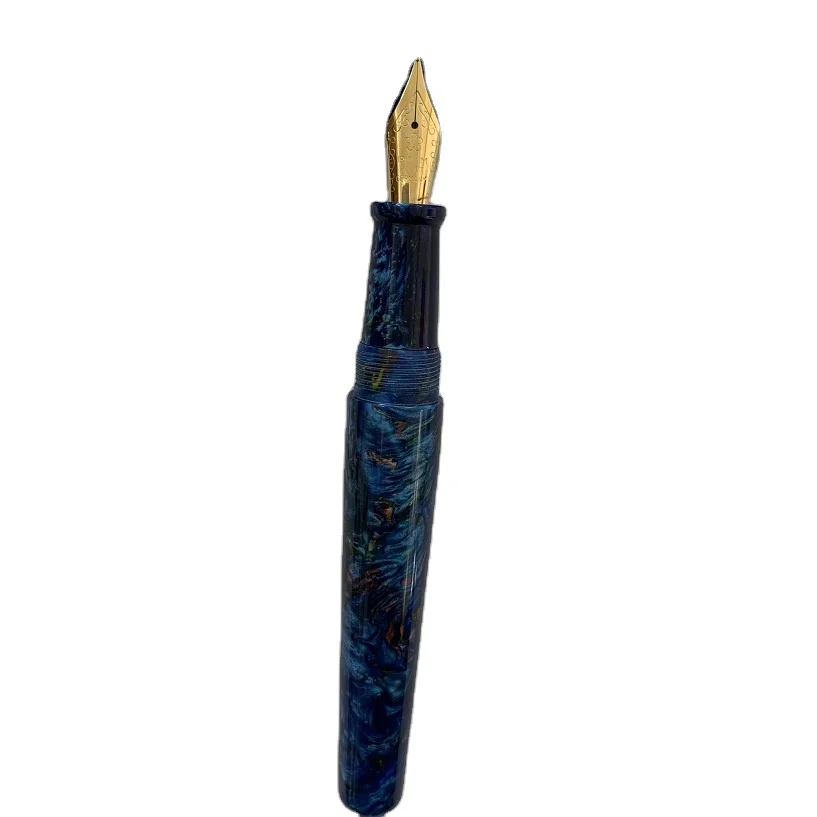 Factory made Colorful Acrylic Fountain Pen Fine Nib Luxury Marble Fountain Pen