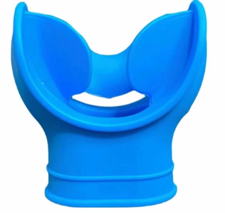 Sinodiving 1 Piece Moldable Silicone Diving Bite Mouthpiece Water Snorkelling Valve Breathing Black Professional manufacture