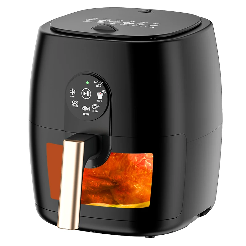 Air Fryer Home 2024 new 6L multi-functional intelligent large-capacity oil-free electric fryer fully automatic