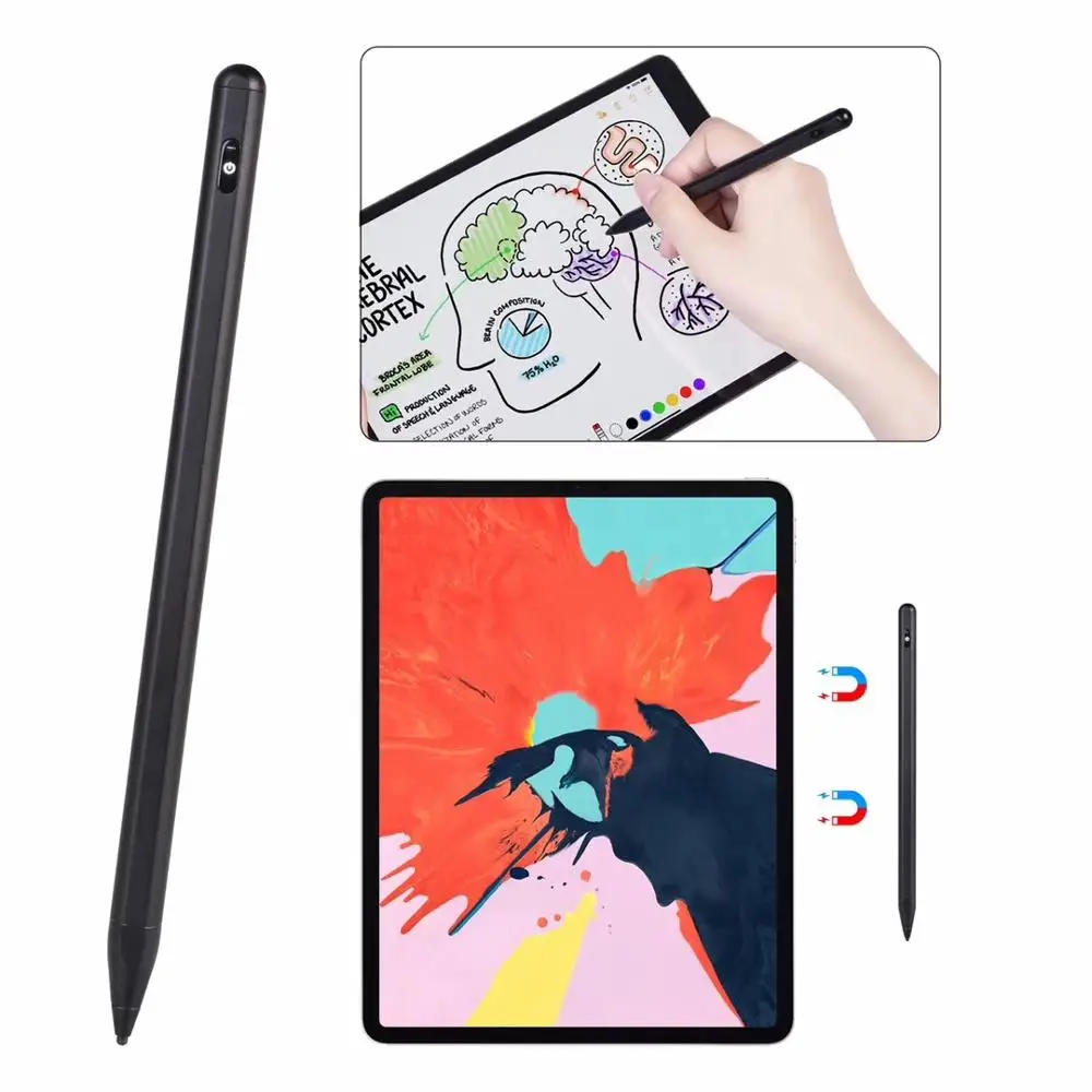 2019 Hot selling Magnetic High Sensitivity and Precision Active Stylus Pen for Touch Screen Devices