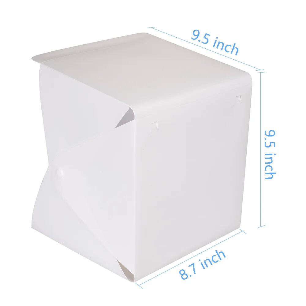 Amazon hot sell 20cm LED Table Top Mini Foldable Portable Photo Studio Light Box for Photographing Shooting