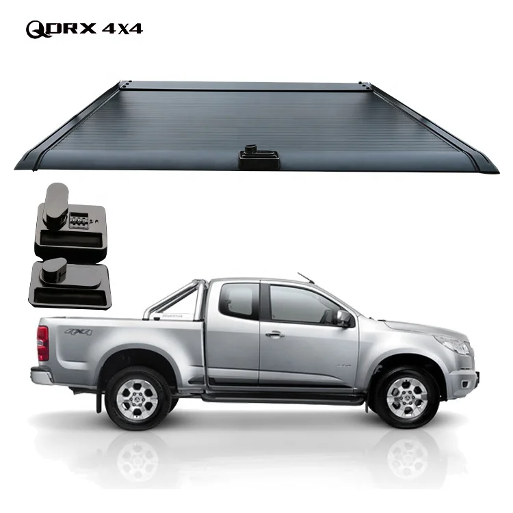 Chinese Manufacture Tonneau Cover Pickup Truck Bed Cover Roller Lid Cover With Password Lock For holden colorado