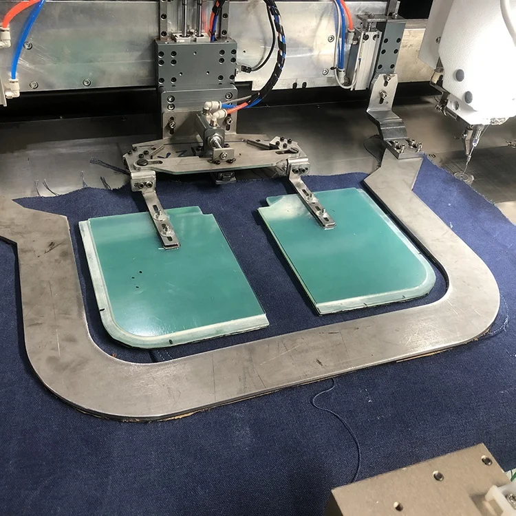 Automatic Hot Pocket Attaching Creasing Attaching Setter Machine