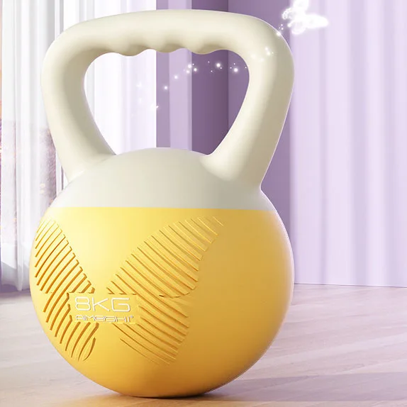 ZHIHUI non-slip handles 2KG/4KG/6KG/8KG/10KG Sizes soft kettlebell home sports High Quality PVC soft kettlebell set