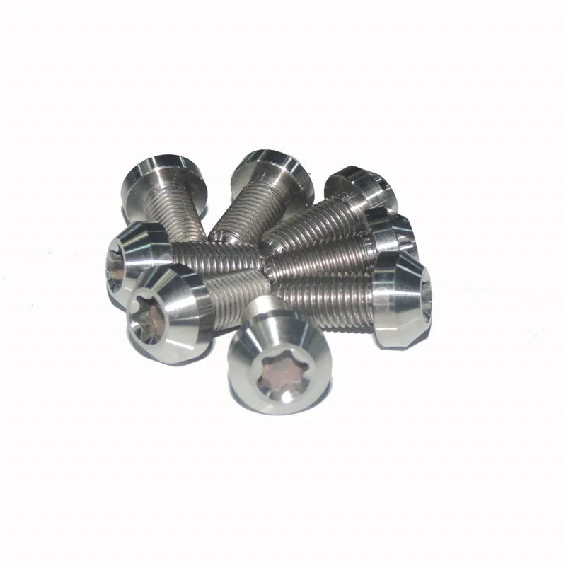 Gr5 Titanium Motorcycle Bolts Titanium Alloy Screws