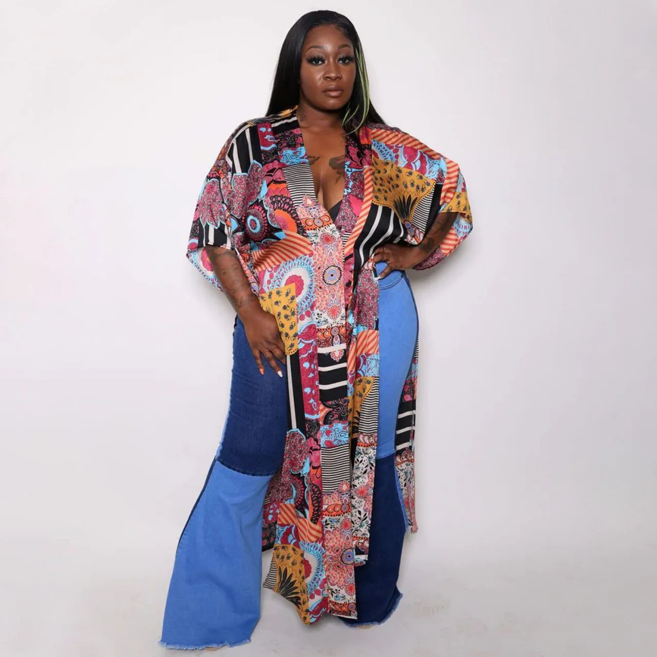 Summer Dress 2024 Clothing Plus Size Women Clothing Midsummer Vacation Wear Vacation Beach Skirt Robe Dress
