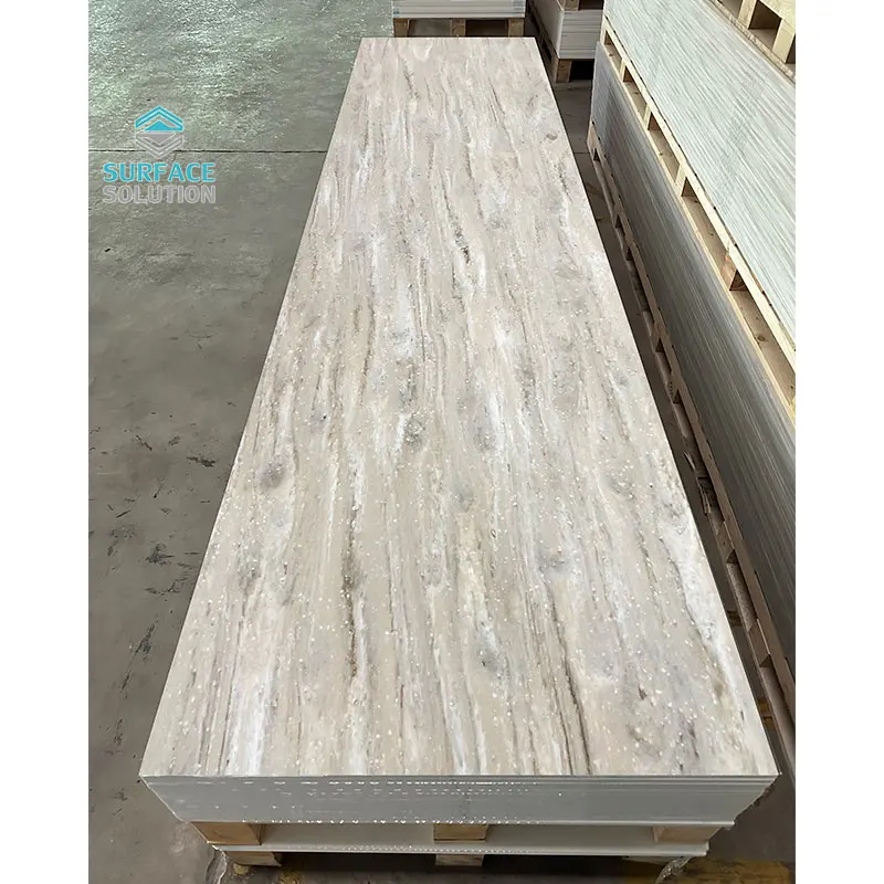 6mm 12MM thick solid surfaces artificial marble color factory direct price  solid surface sheet export