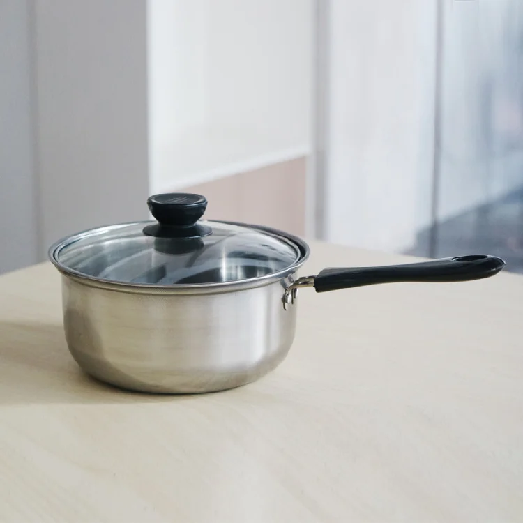 Stainless Steel Milk Pan Soup Pot Set 6 Pieces Kitchenware Gift Set for  cooking pots cookware set with Potassium Chlorate