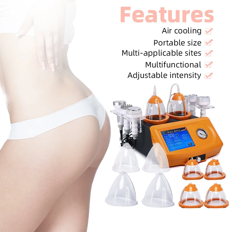 women breast enlargement microcurrent vacuum therapy ultrasonic cavitation radio frequency machine