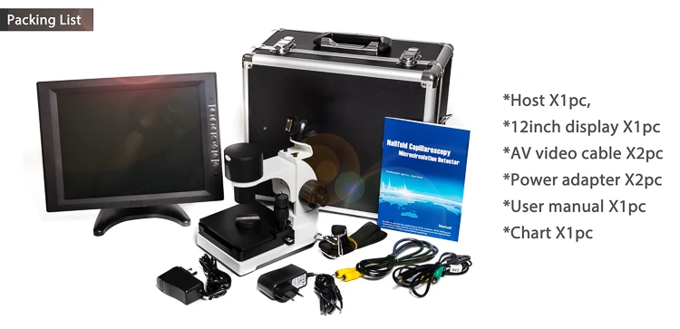  Big Video Displayer микроциркуляция крови тест здоровья