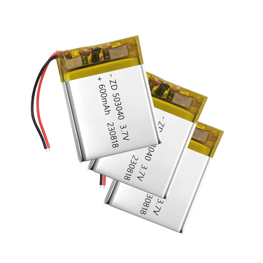Dongguan Manufacturer Rechargeable Li-Polymer Battery 600mAh 3.7V For Mobile Phone Battery