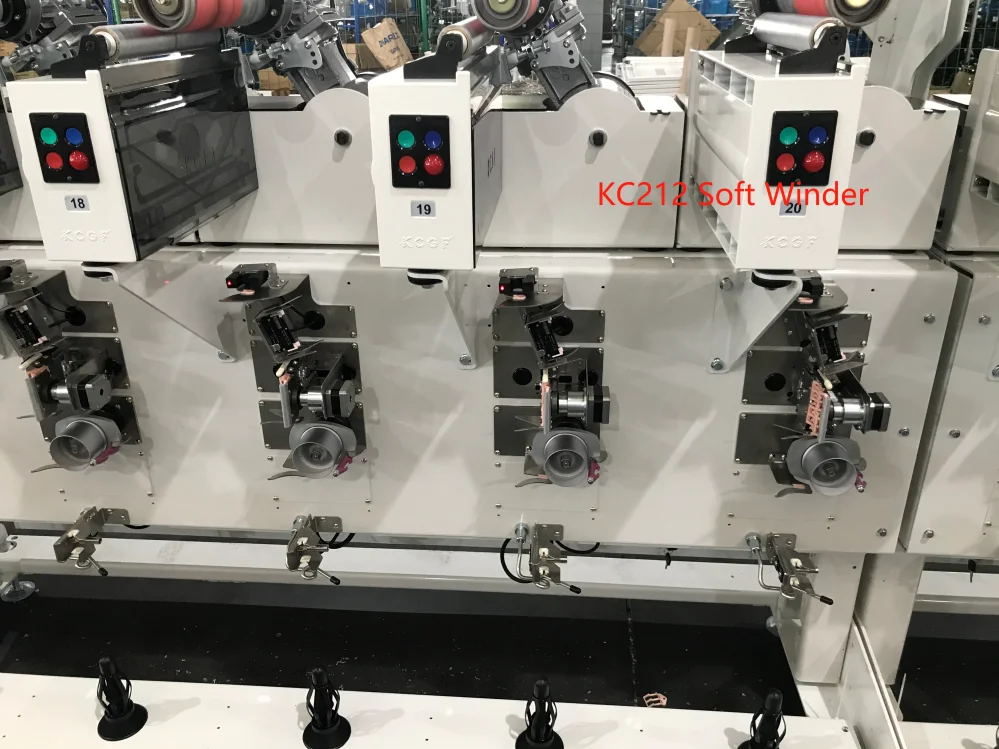 electronic digital control display KC212 yarn winder winding motor rewinding manual bobbin take-up machine
