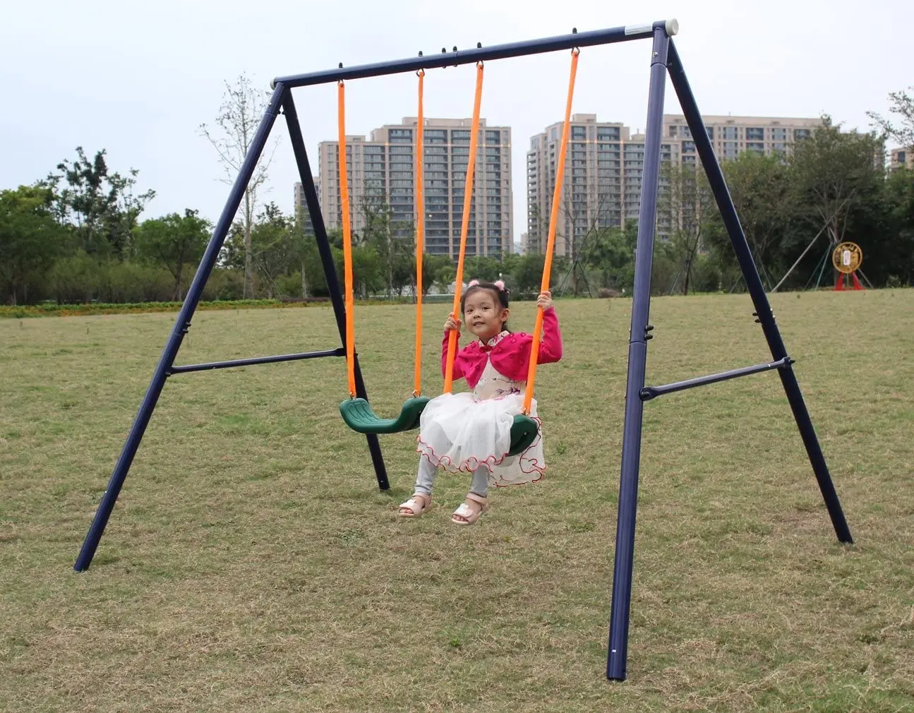 Winning Wholesale supply outdoor kids patio Outdoor Entertainment Recreational Child Swing sets playground children swing chair