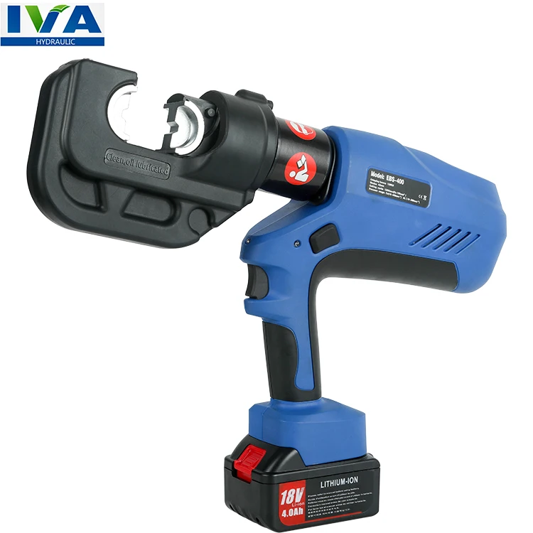 ED-400 battery cells power cable lug hydraulic crimper tool