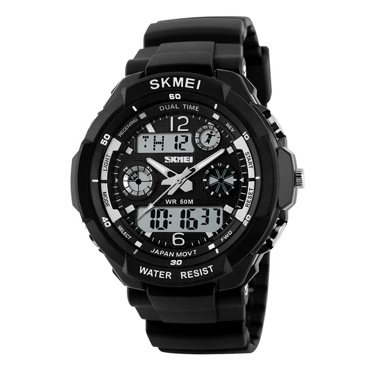 Хит продаж 0931 спортивные часы Skmei аналоговые водонепроницаемые с двойным