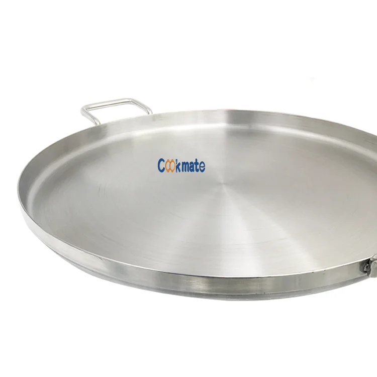 Healthy and Fun Home Excellent Quality Different Sizes Bright Stainless Steel Pizza Baking Outdoor cooking Skillet