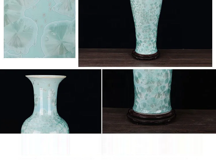 Роскошная большая фарфоровая напольная ваза Jingdezhen из