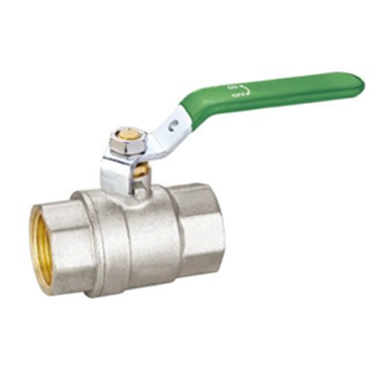 TMOK High Quality TK5009 Big Flow Double Sealed Nickeling Gas Brass Ball Valve