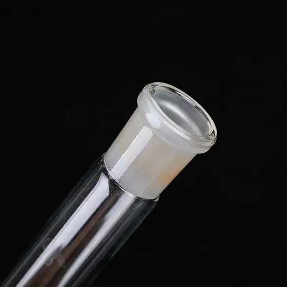 Wholesale Polished Clear Quartz Flask For Test High Quality Lab Quartz Glassware Round Bottom Flask With Frosted Mouth