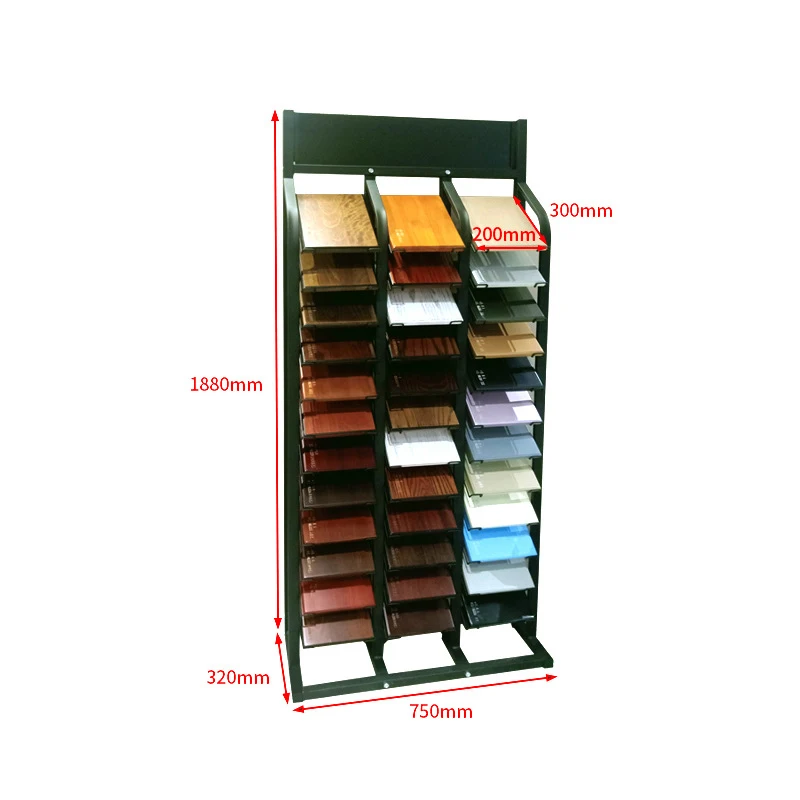 Sample Showroom Stone Organizer Holder Rack Slab Rock Stone Display Stand