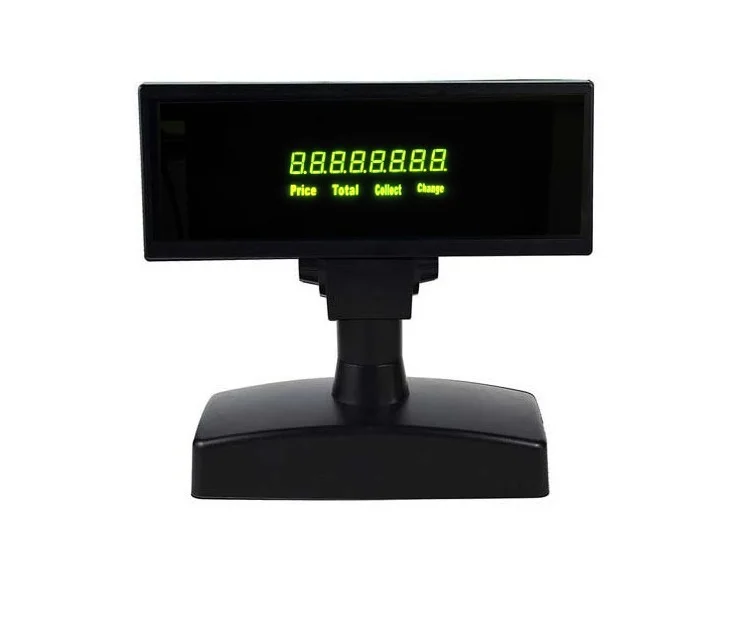 LED8 клиентский дисплей поддержка Win11 POS Pole Display английский светодиодный для систем