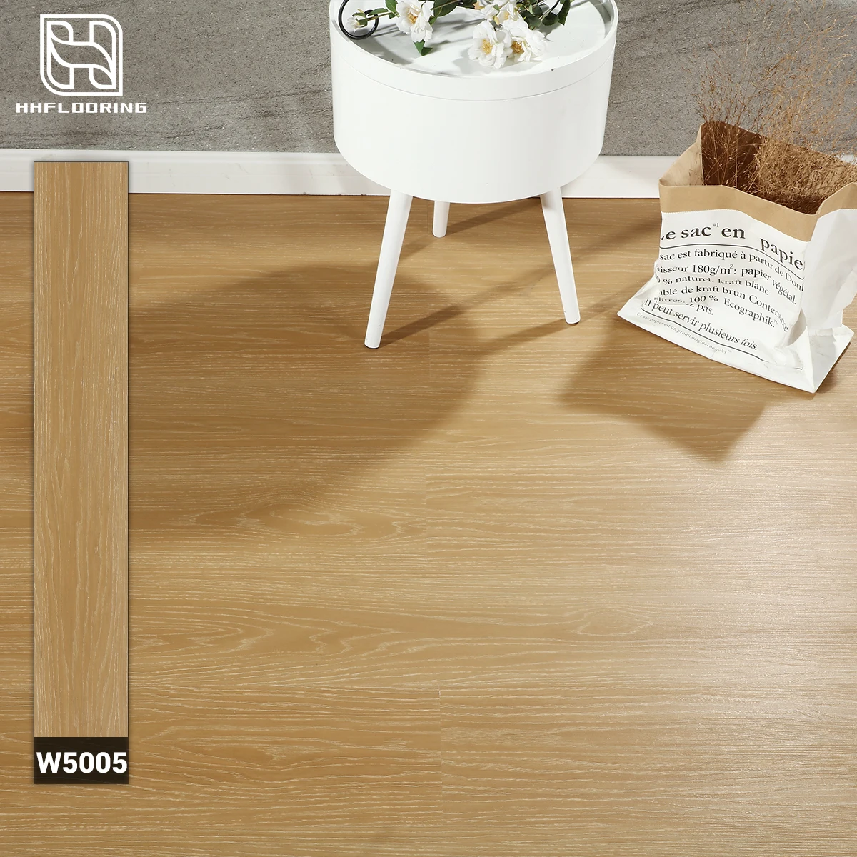 HH Flooring 5mm new products spc wooden flooring luxury vinyl plank click lock
