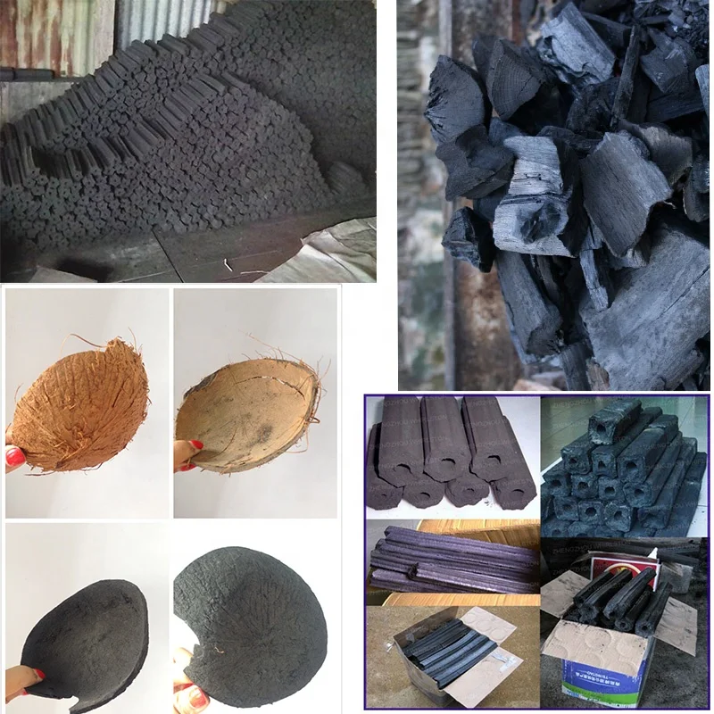 Small cost input for charcoal production equipment Economical small carbonization furnace smokeless carbonization stove
