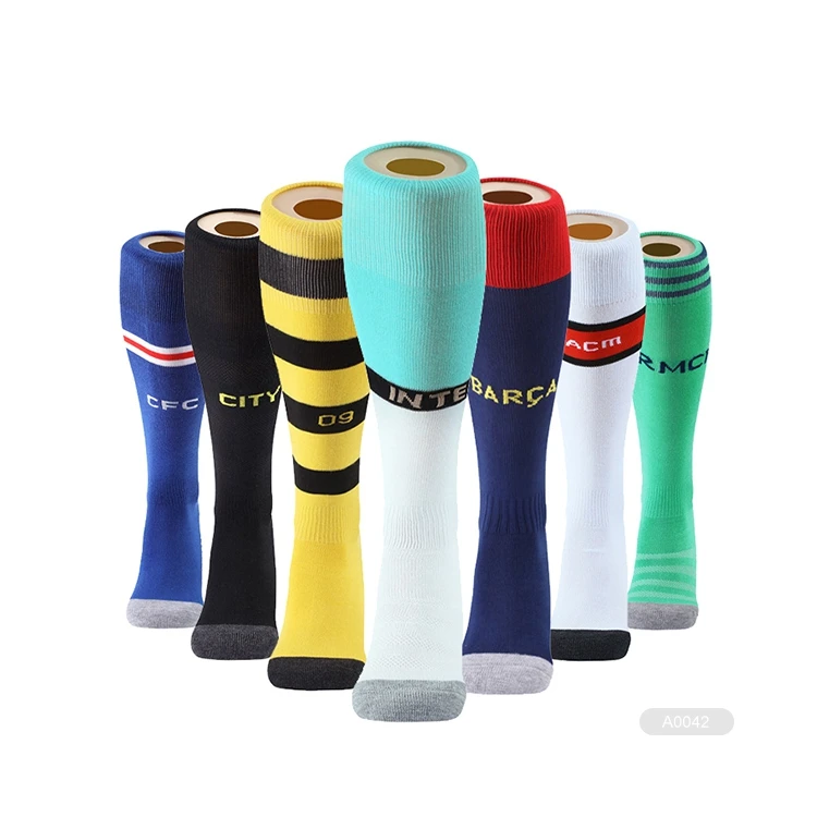 RJ-A0180 manufacturer football socks men custom logo soccer socks