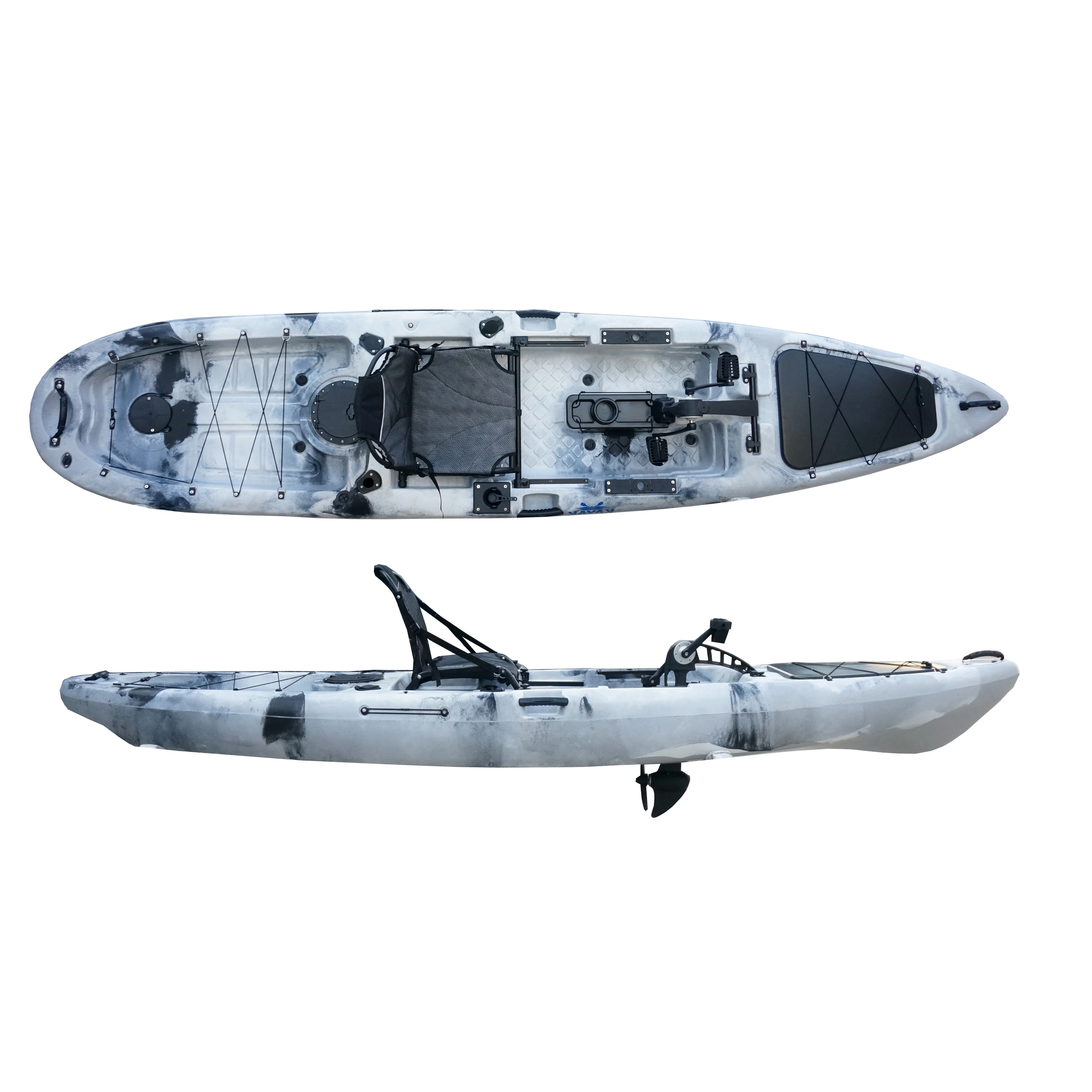 13 Foot kayak- Pedal Propeller Drive Kayak with Rudder Control