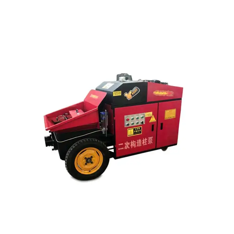 High quality  pressure plunger pump building sand cement mortar plaster machine/render spraying pump