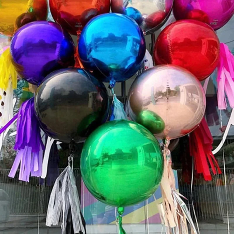 2024 New Arrival 22 Inch 4D Foil Balloon Helium Globos Rainbow Balloons For Birthday Party Decoration Wedding Baby Shower Gift
