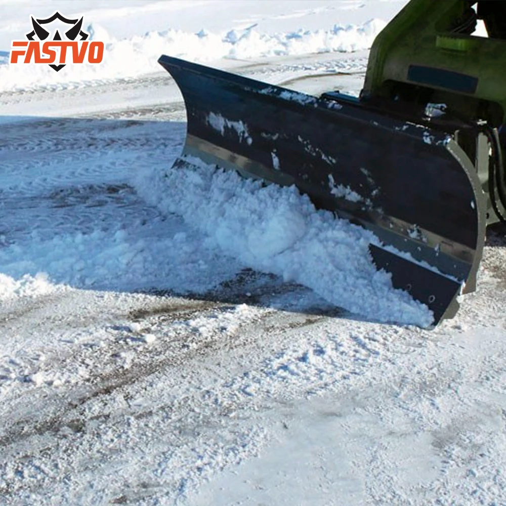 Mini Wheel Loader with Snow Blade