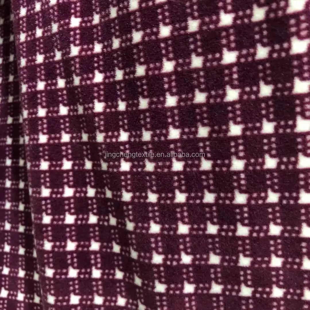 100% polyester printed fashion embroidered  sheet metal flannel fabric for blanket