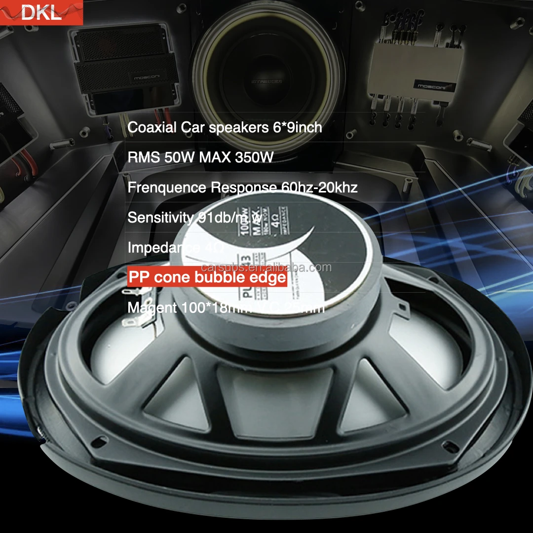 PL6943 Car Audio Subwoofer Speaker 6*9 inch 4-way Full range door speakers Strong Bass Car Coaxial Speakers