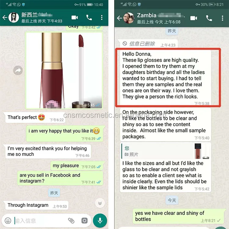 High Quality Matte Lipstick Cheap Brand waterproof vegan matte Liquid Lipstick