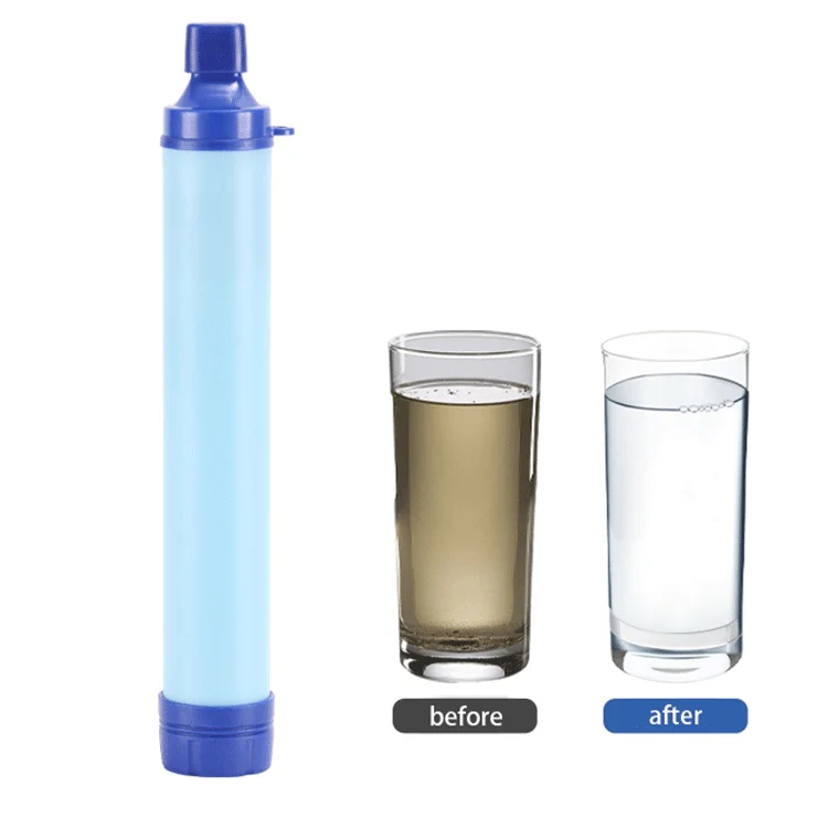 Personal Water Filter Emergency Survival Gear Water Purifier For Camping Hiking Climbing