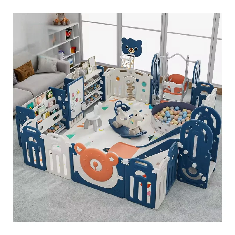 Newest Plastic Fence for Toddler Indoor Playpen Fold-able and Safe Good Price 5 Minimum Order Quantity